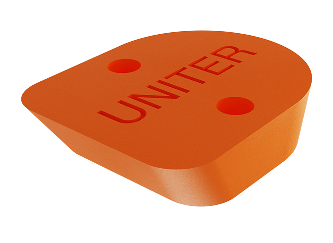 Uniter Heel Safety Orange